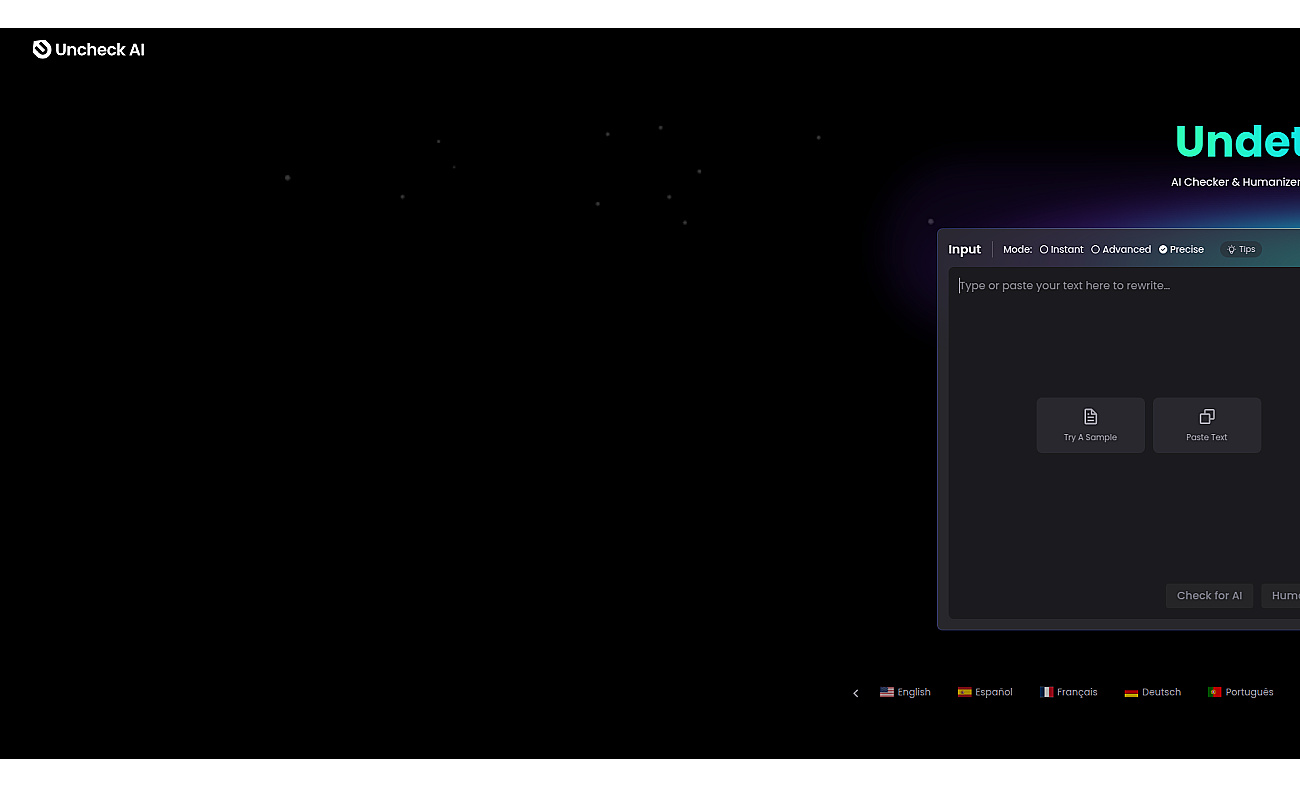 UndetectableAI screenshot