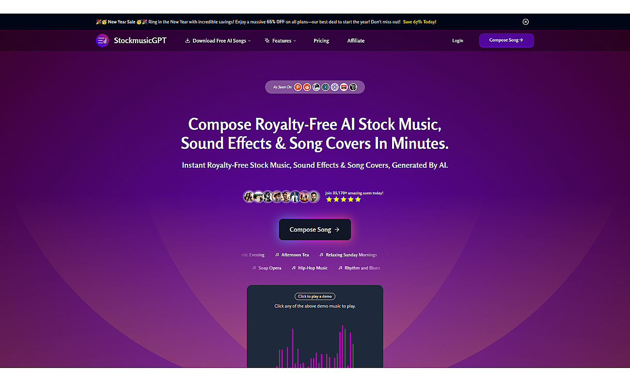 StockmusicGPT screenshot