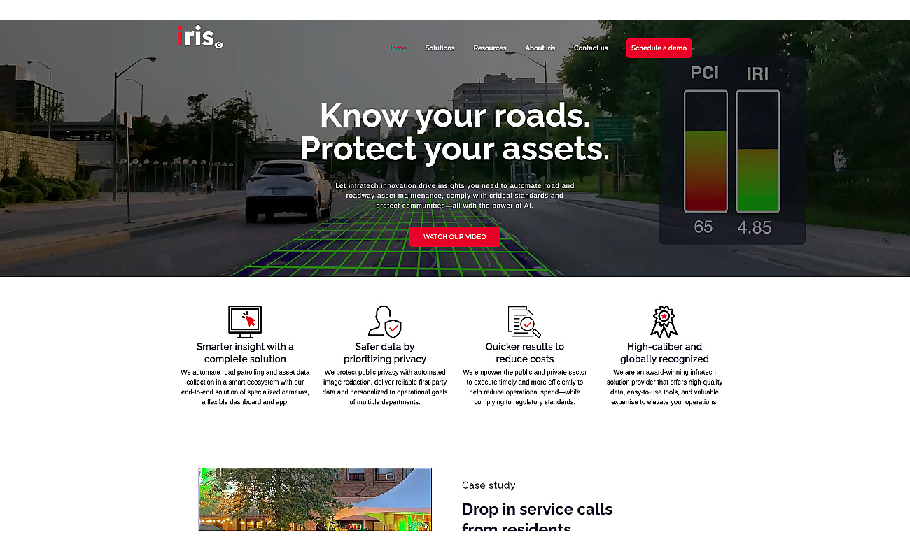 irisradgroup.com screenshot