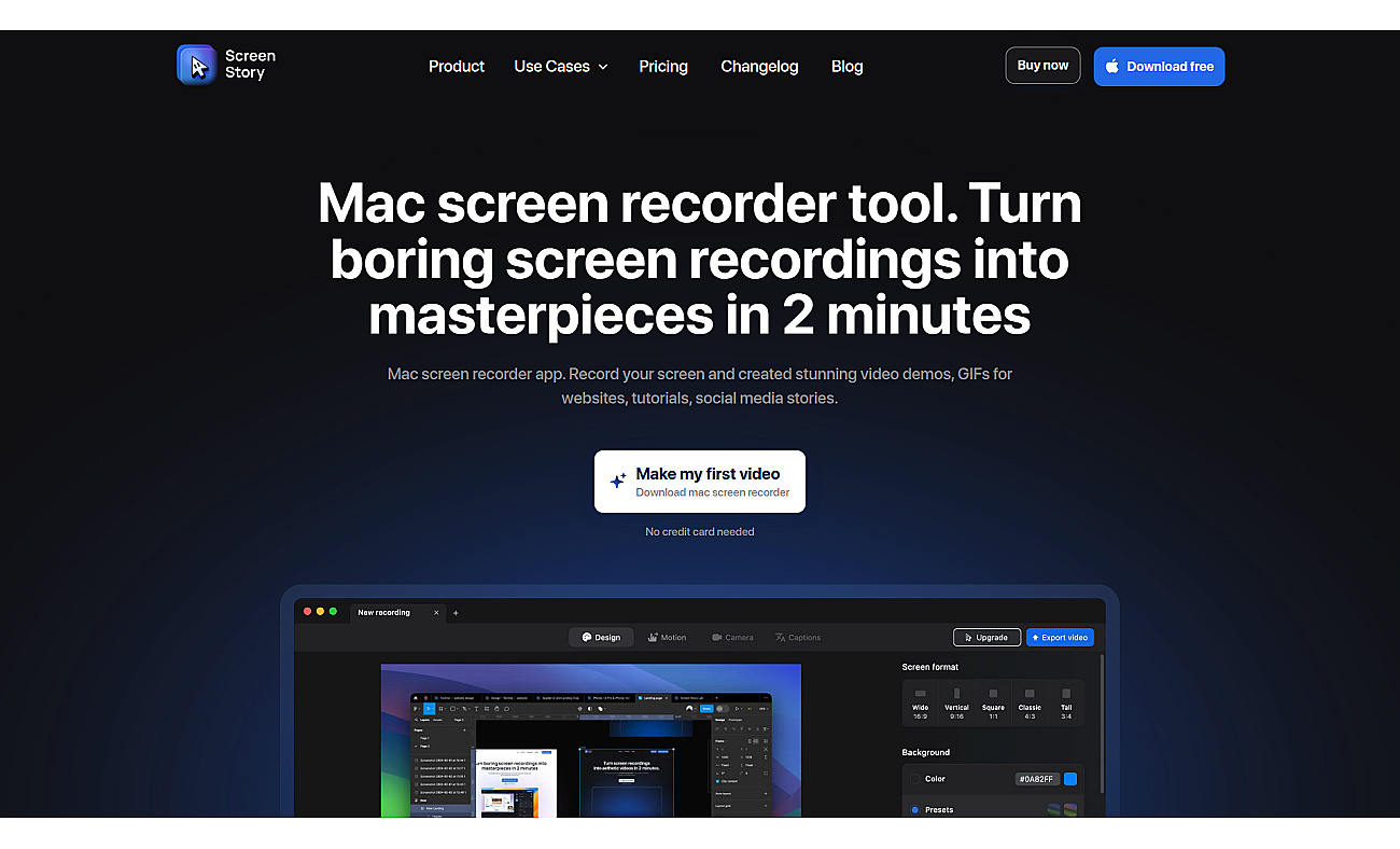 ScreenStory screenshot