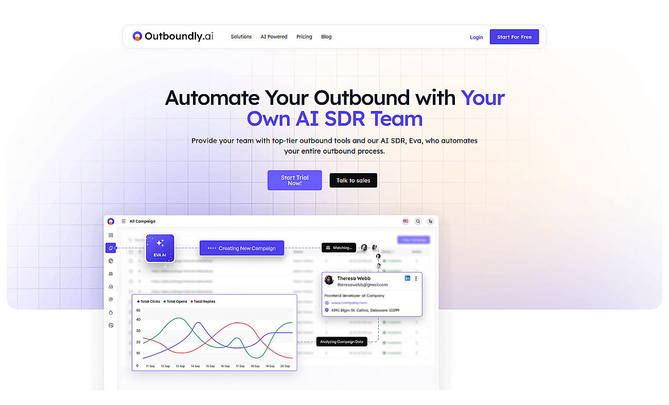 OutboundlyAI screenshot