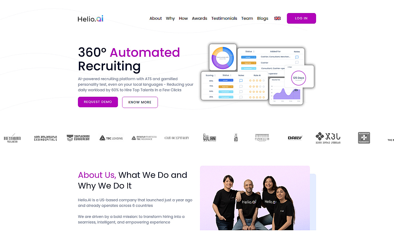 Helio.AI screenshot
