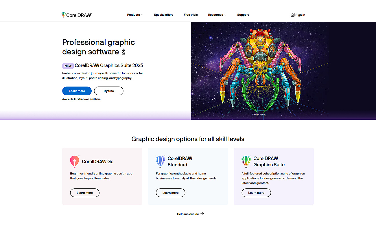 Corel Draw screenshot