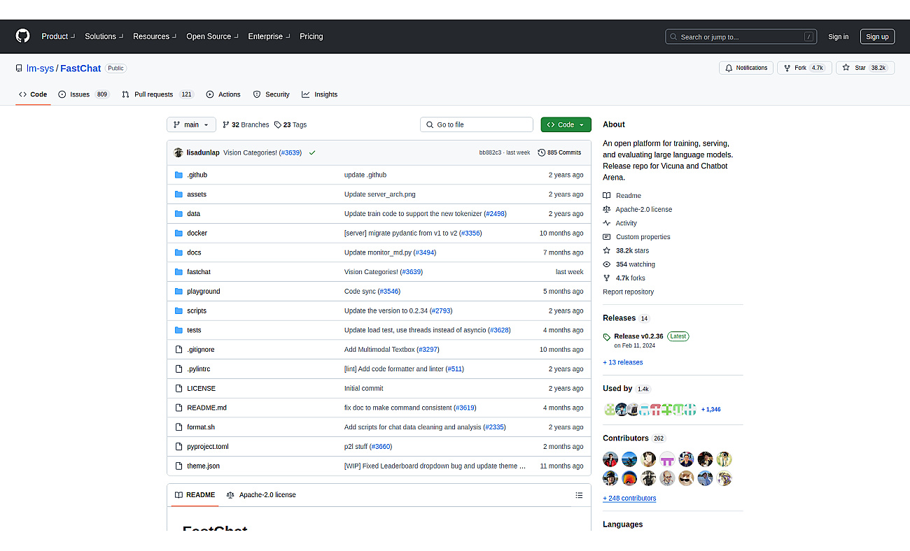 FastChat screenshot