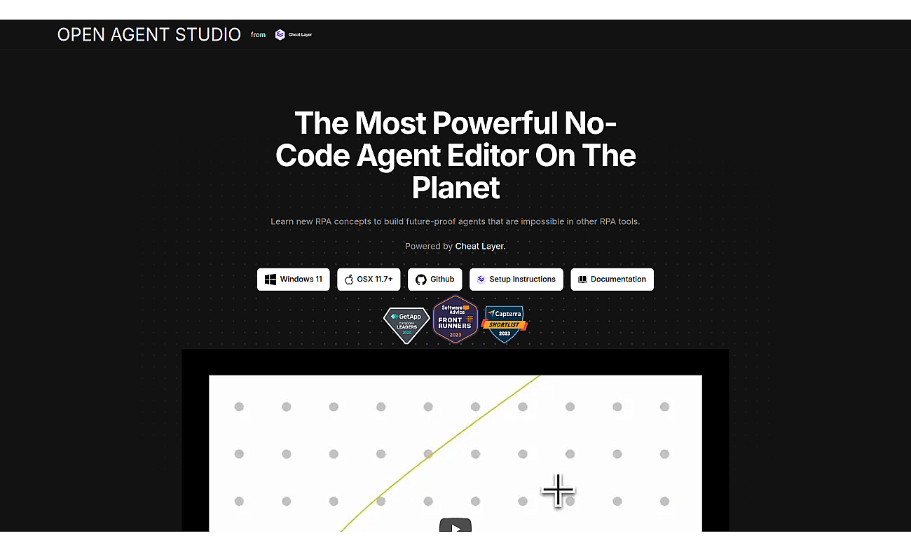Open agent studio screenshot