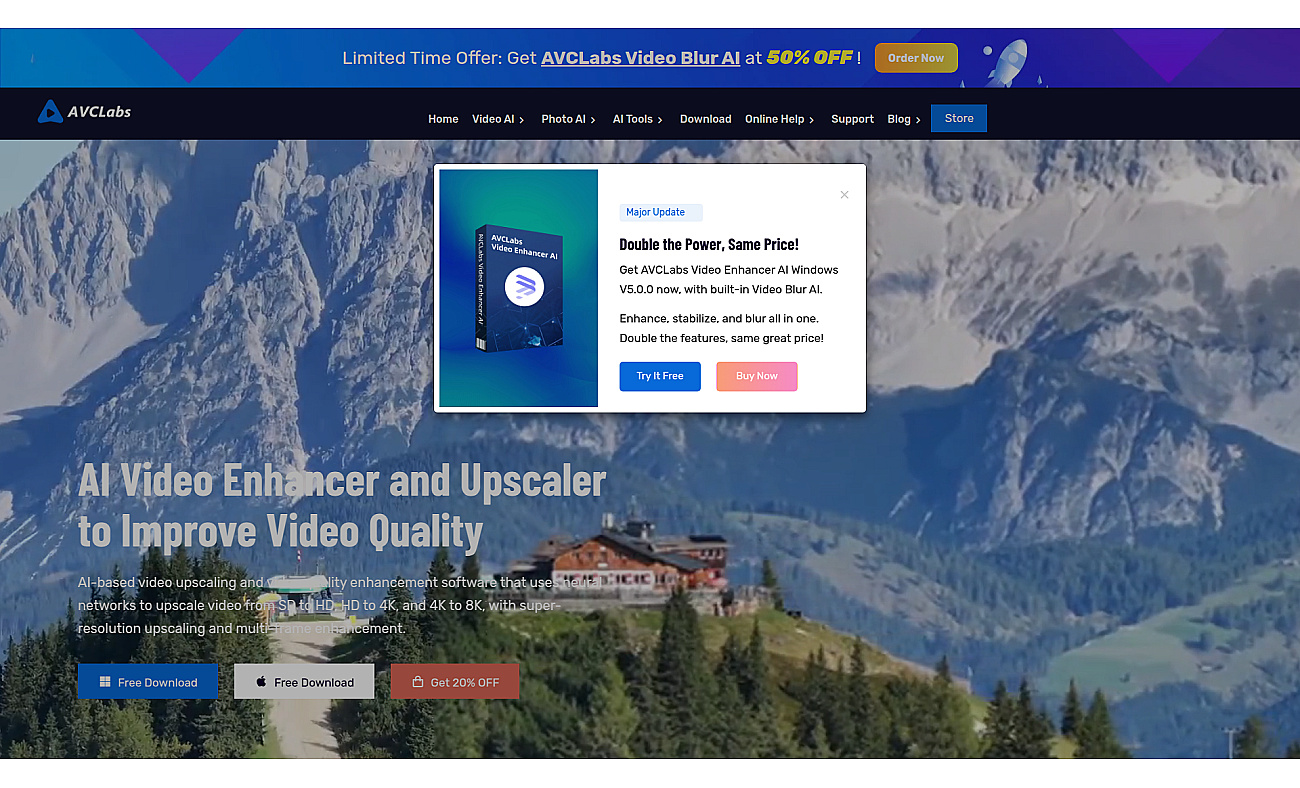 AVCLabs Video Enhancer screenshot