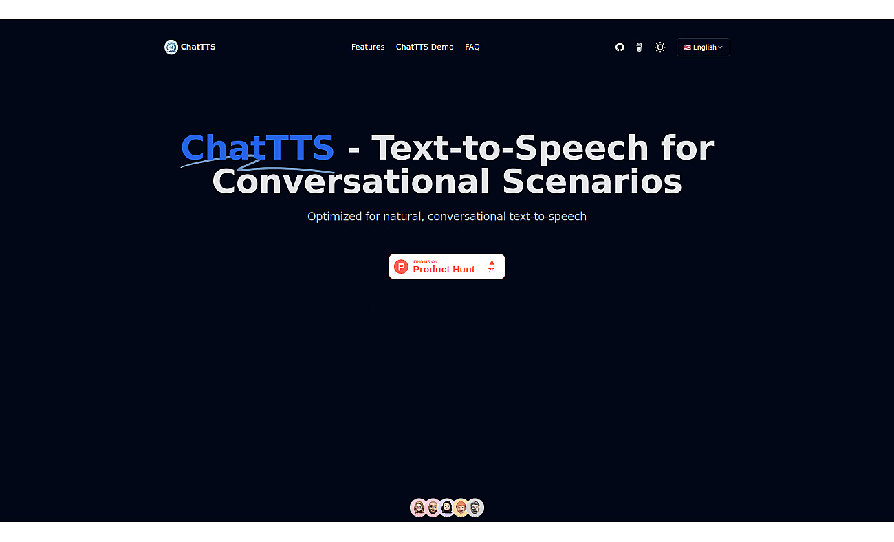 Chattts screenshot