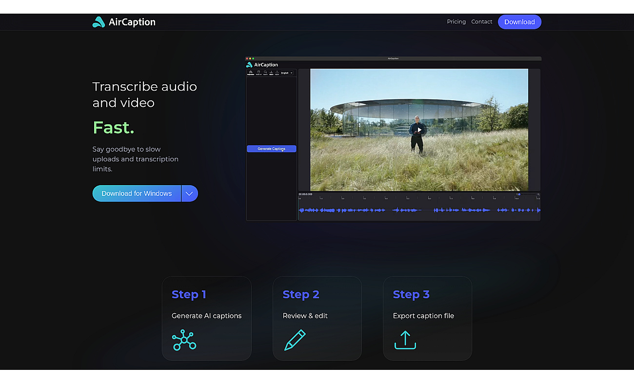 AirCaption screenshot