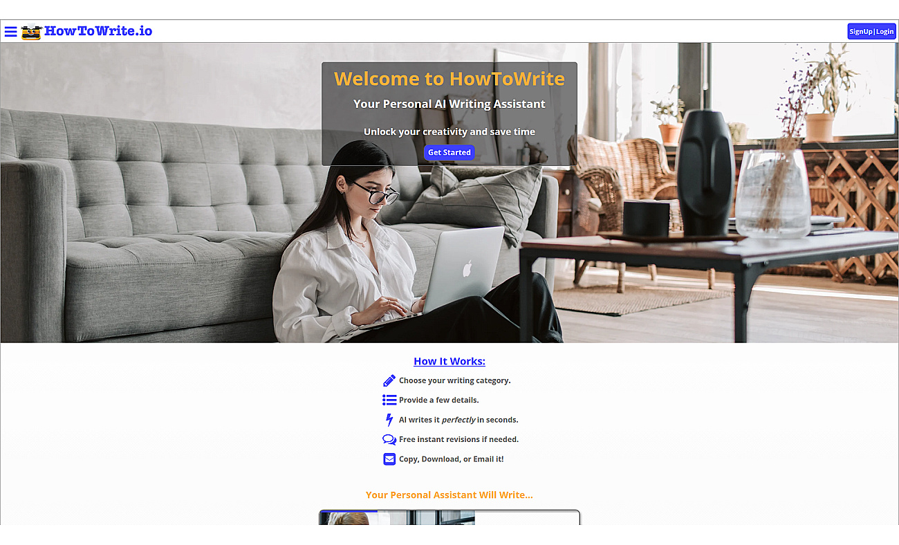 HowToWrite screenshot