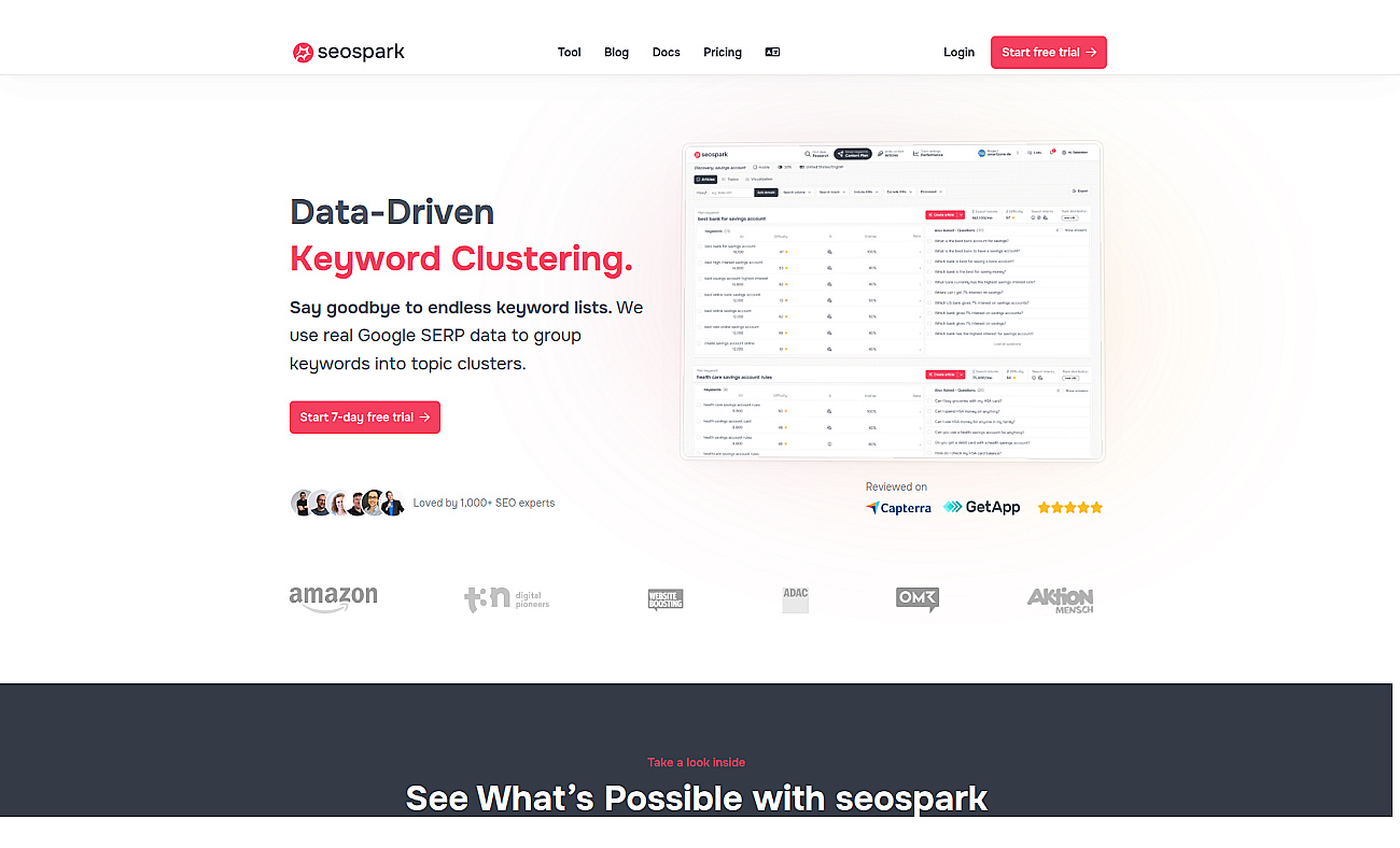 seospark.io screenshot
