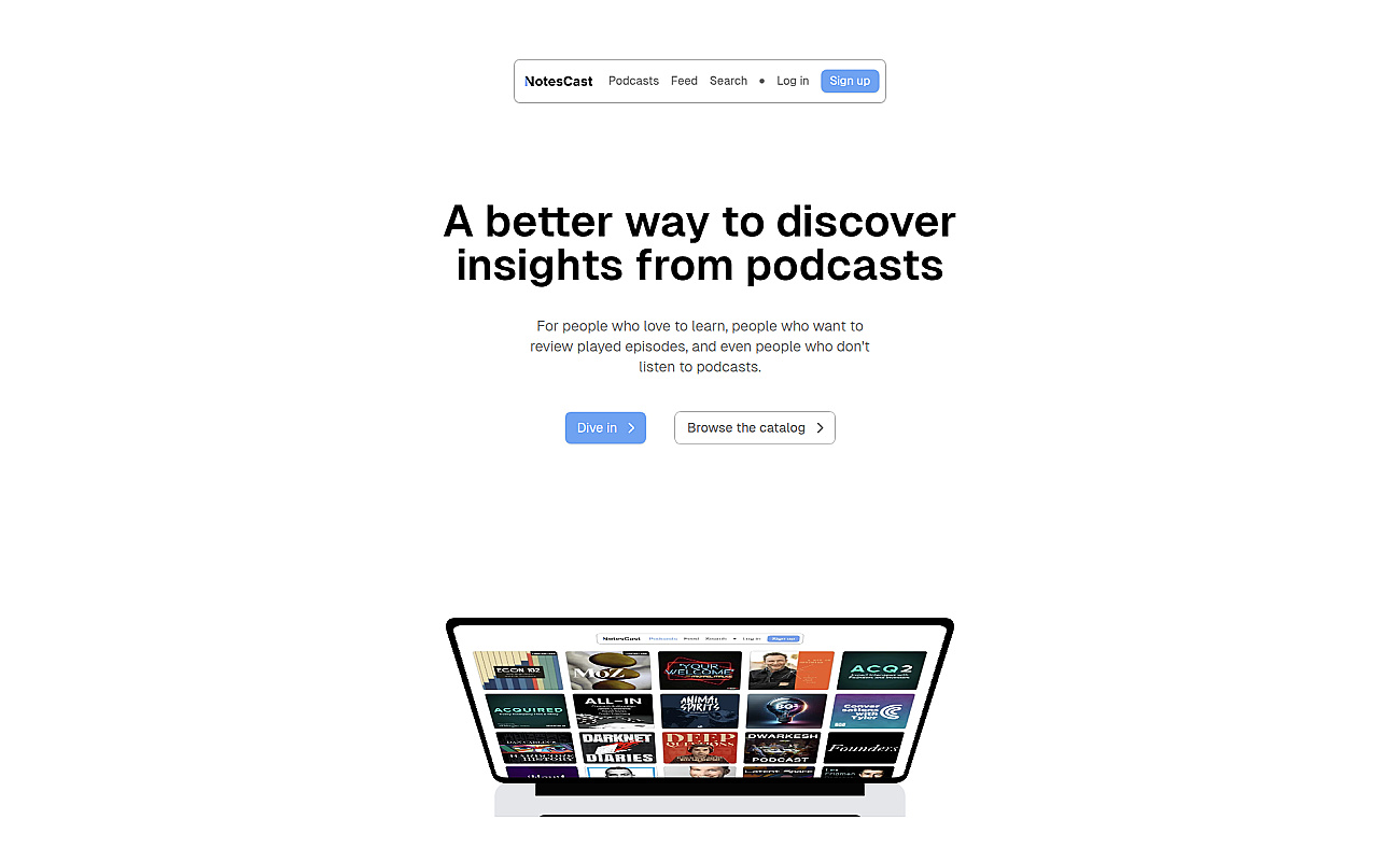 NotesCast screenshot