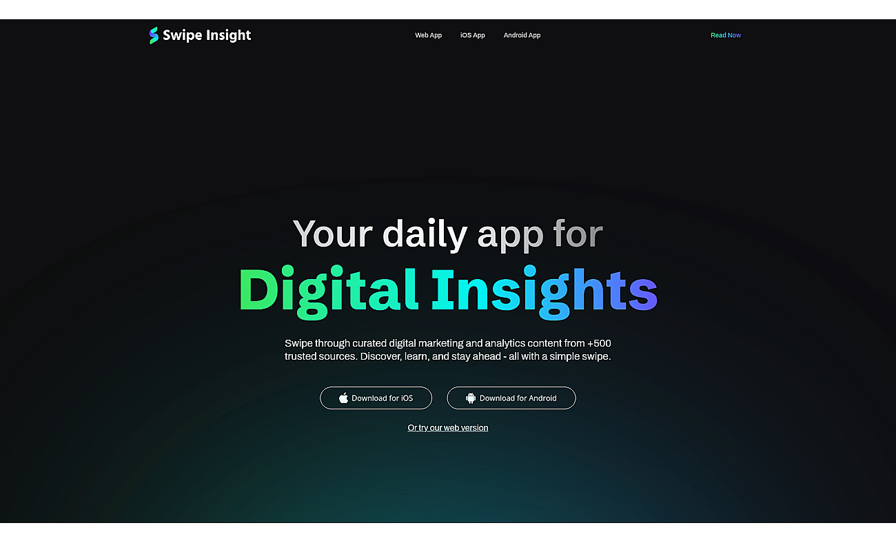 Swipe Insight screenshot