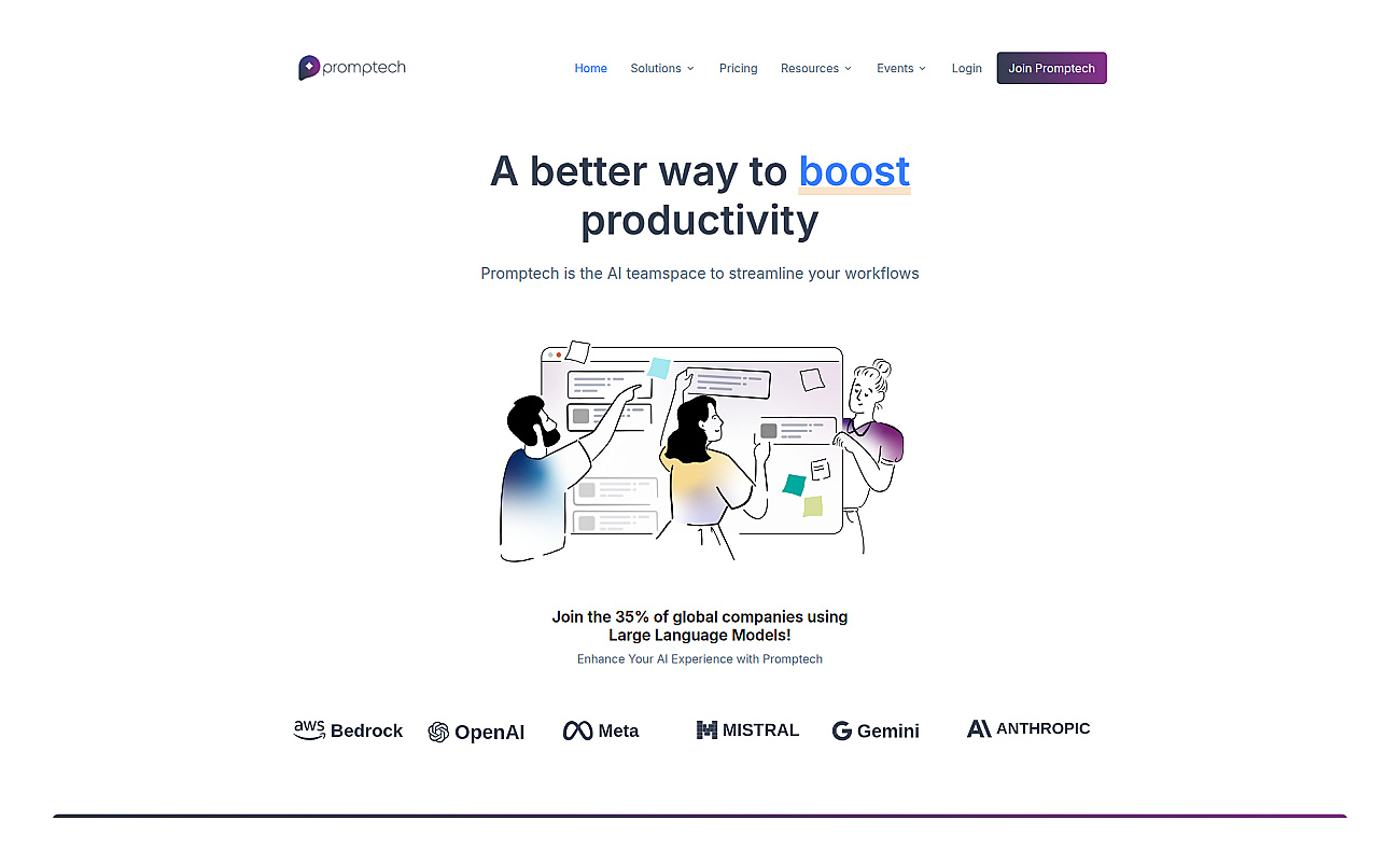Promptech screenshot