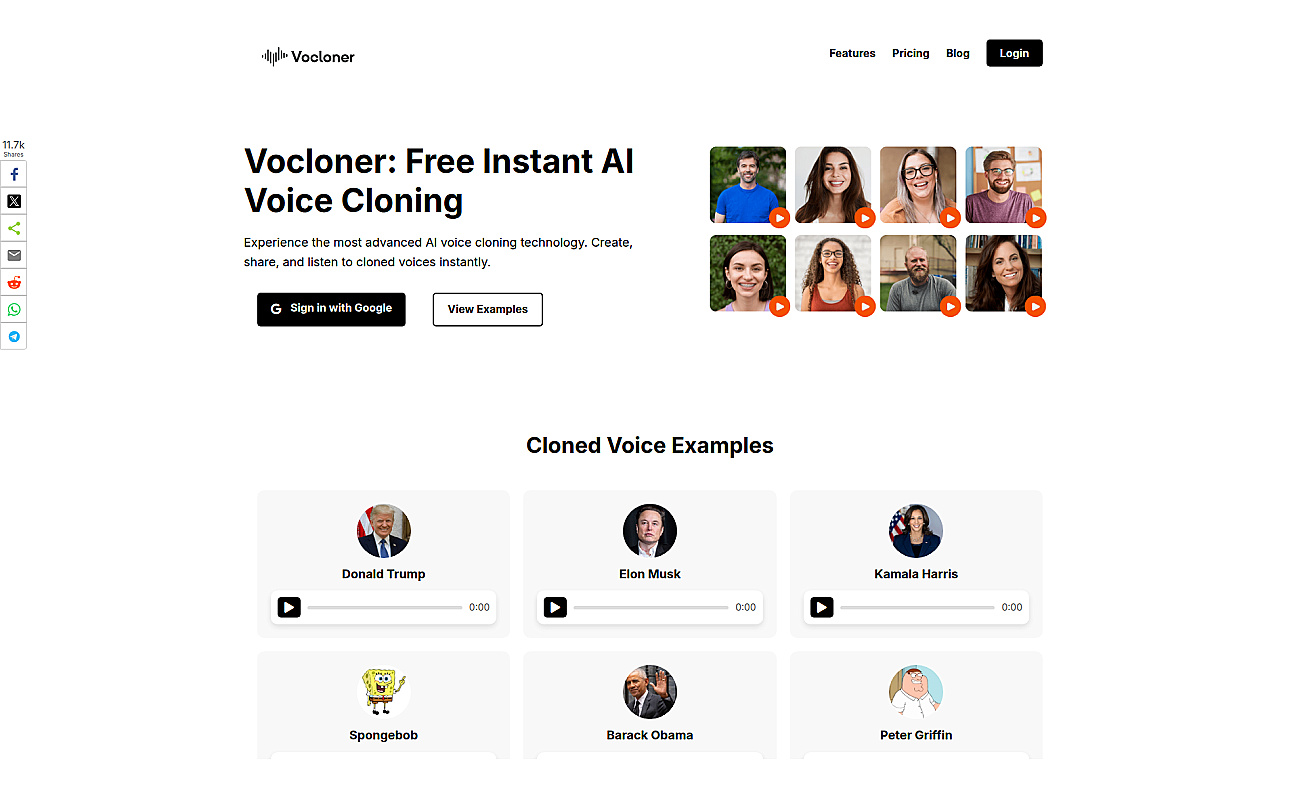 Vocloner screenshot