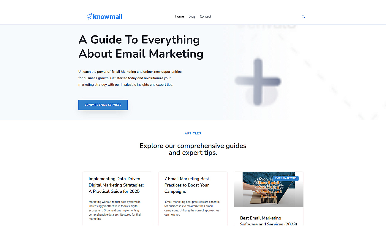 Knowmail screenshot