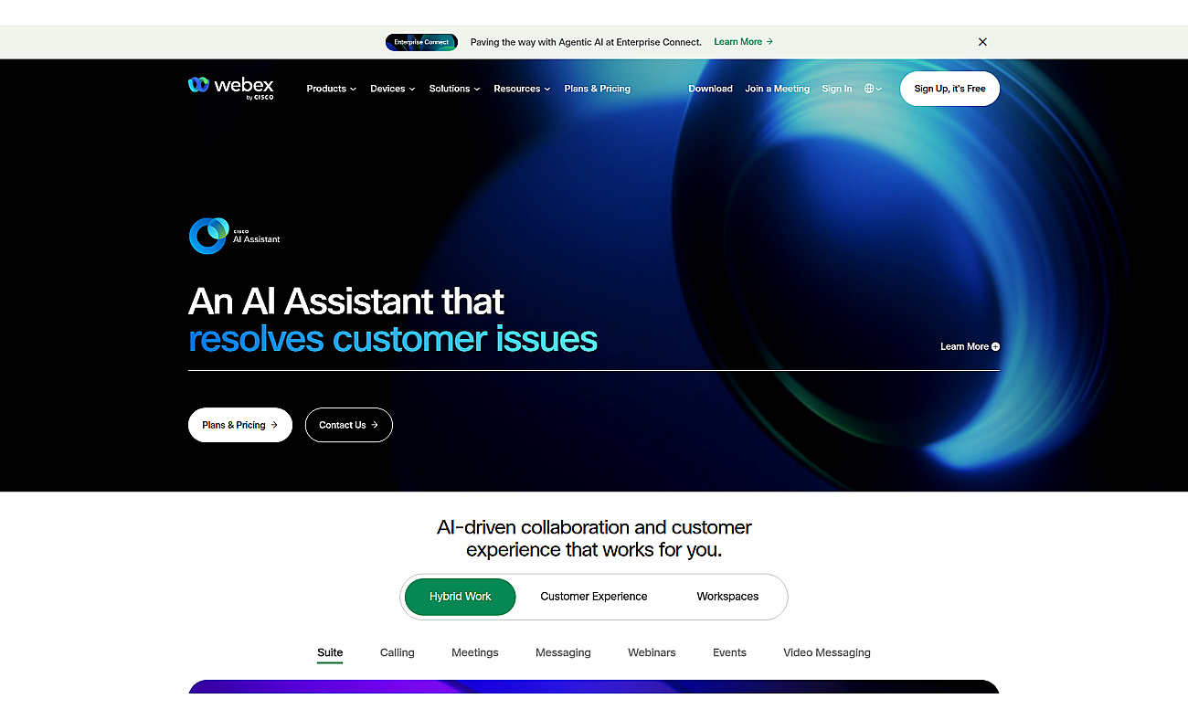 Webex screenshot