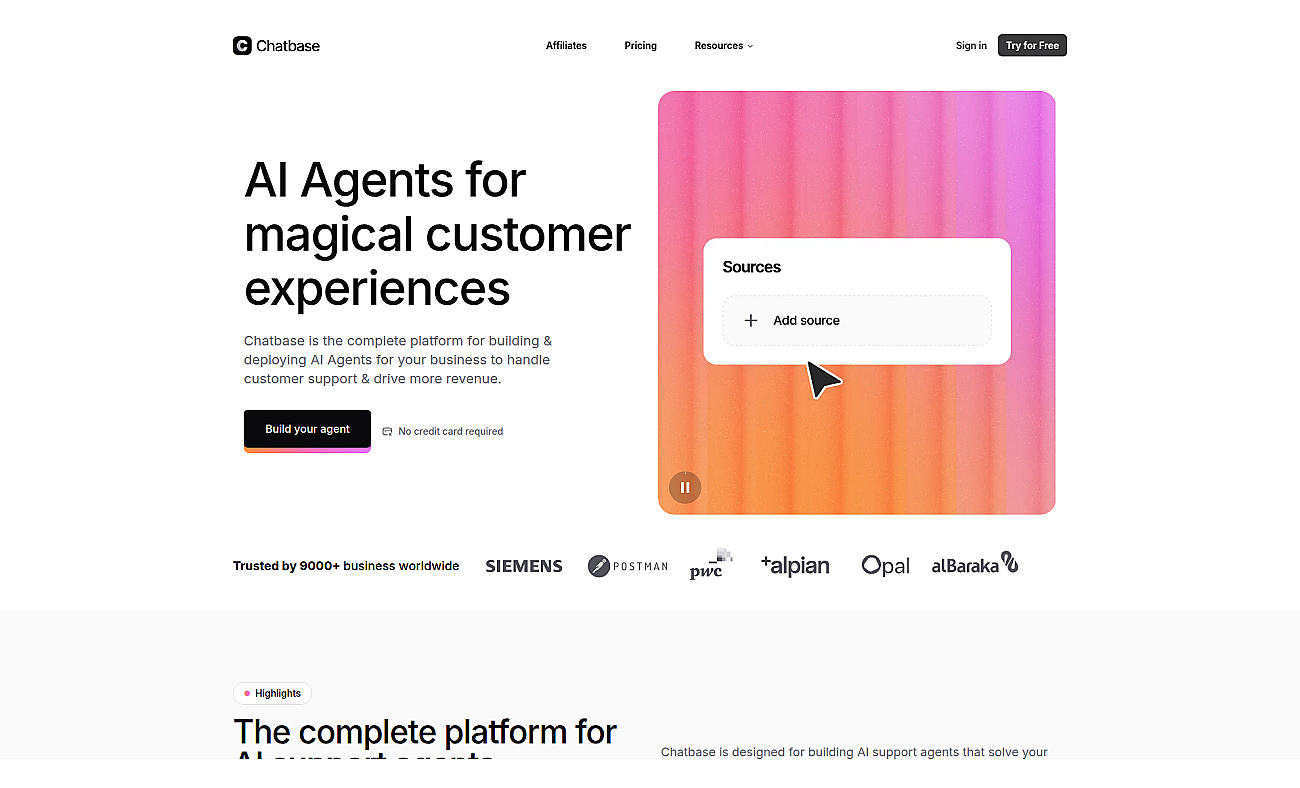 Chatbase screenshot