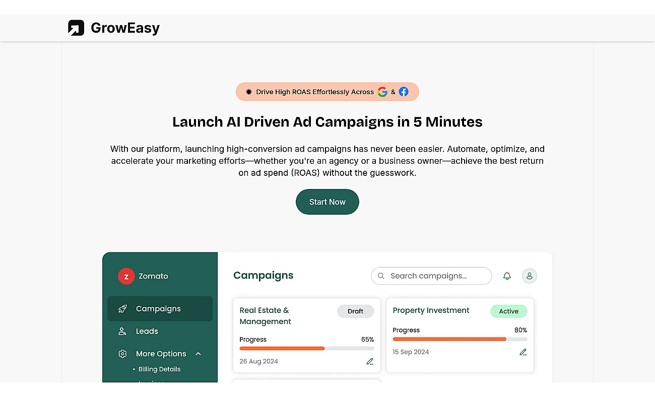 GrowEasy screenshot