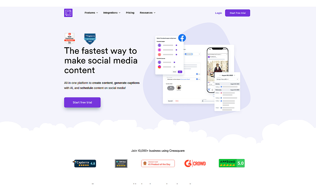 Creasquare screenshot
