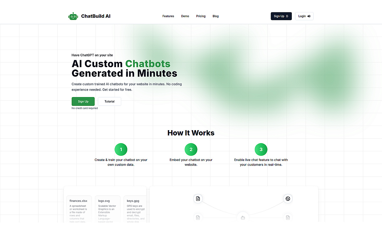 Chatbuild ai screenshot