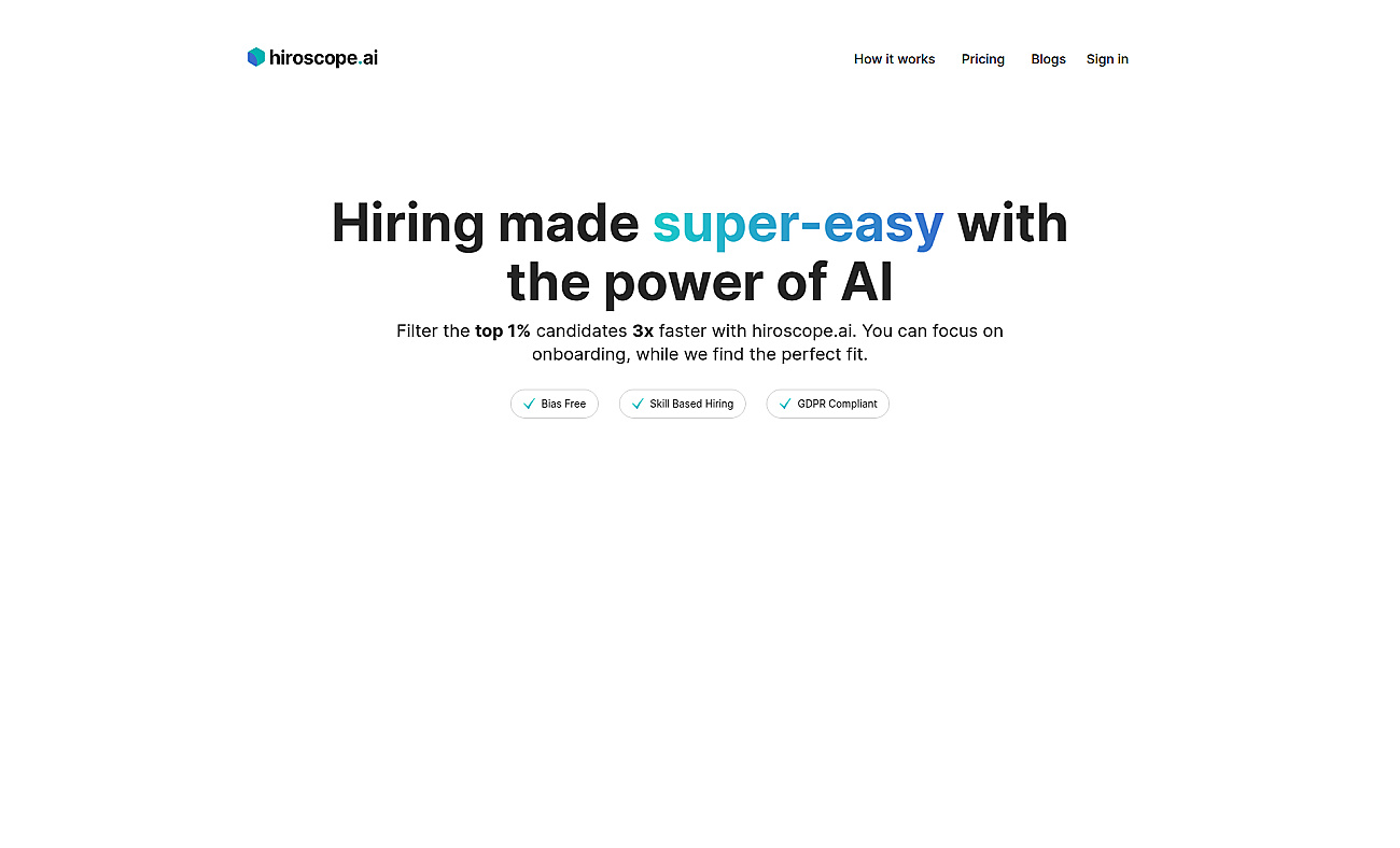 hiroscope.ai screenshot