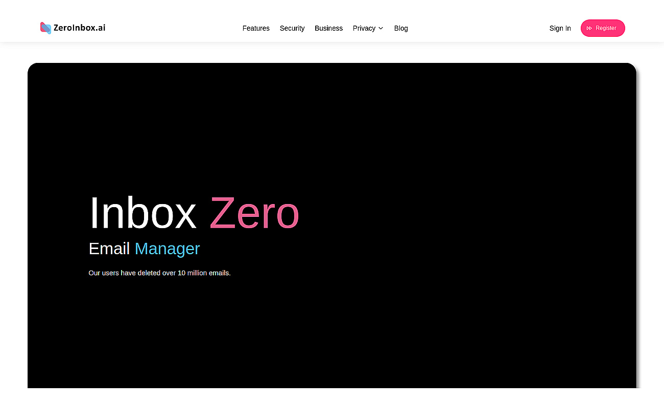Inbox Zero AI screenshot