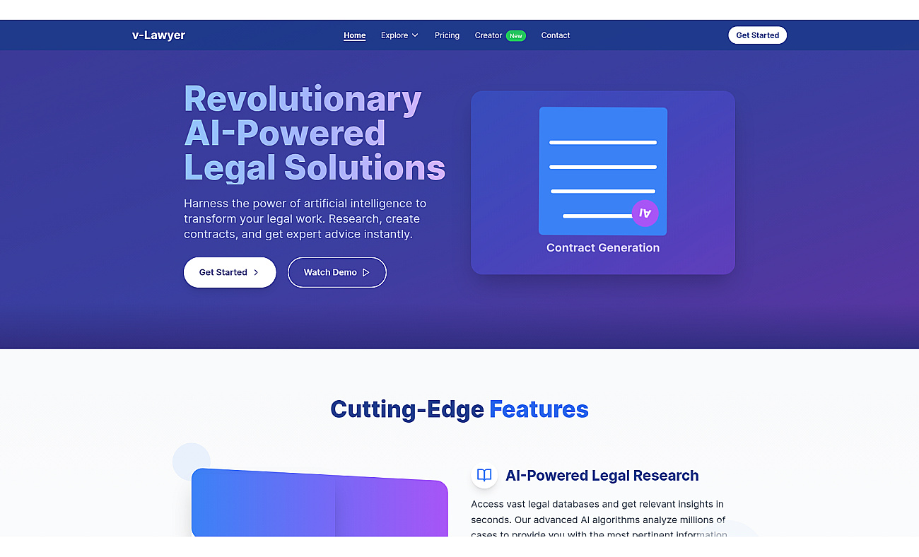 v-Lawyer screenshot