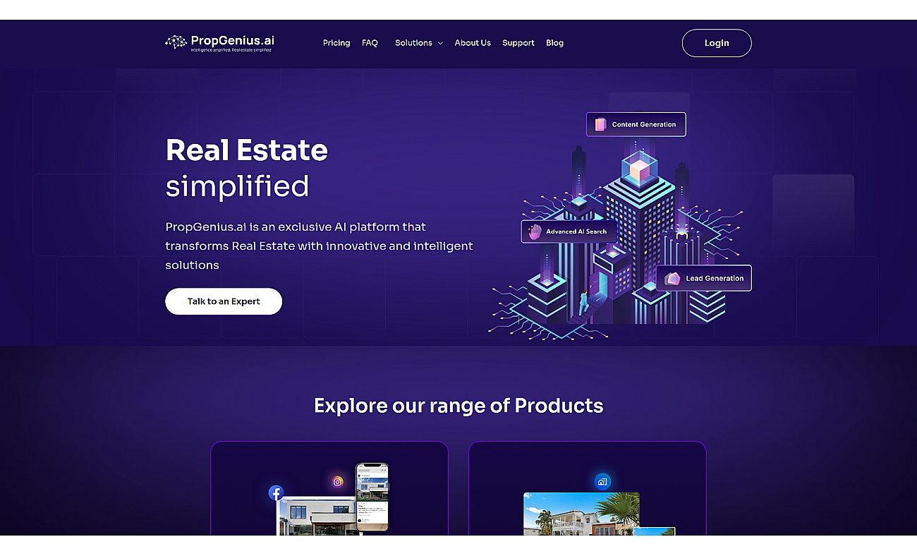 Propgenius.ai screenshot