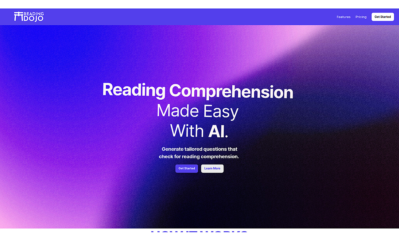 Reading Dojo screenshot