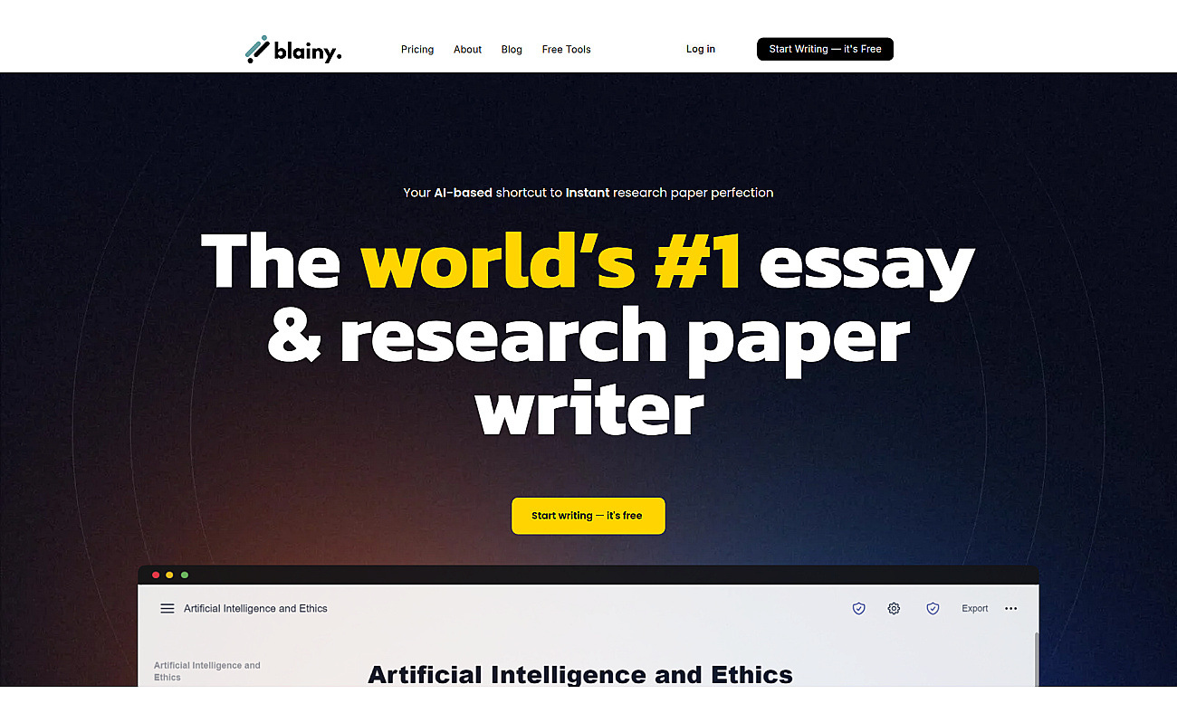 Blainy screenshot