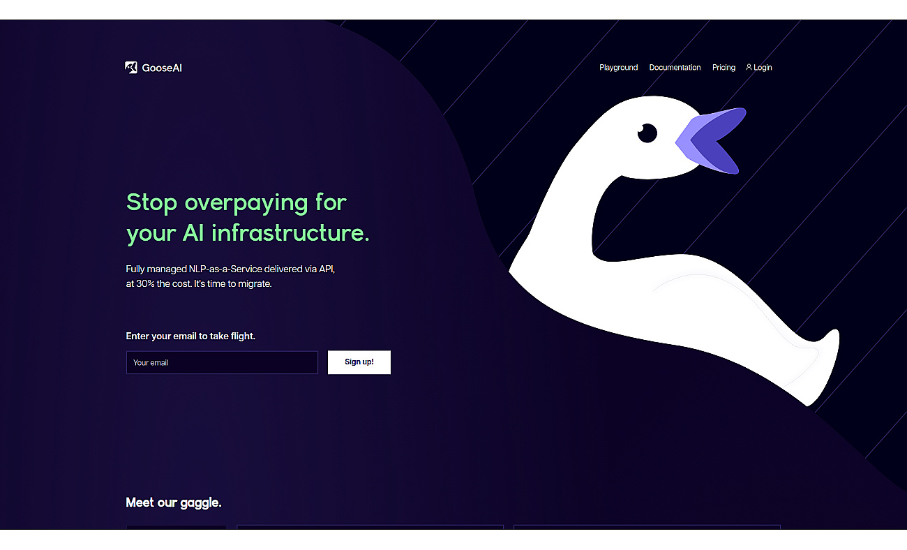 GooseAi screenshot
