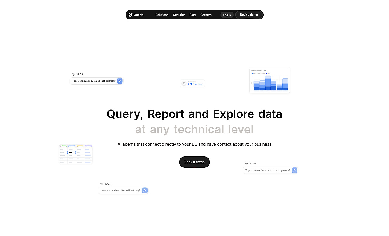 Querio screenshot