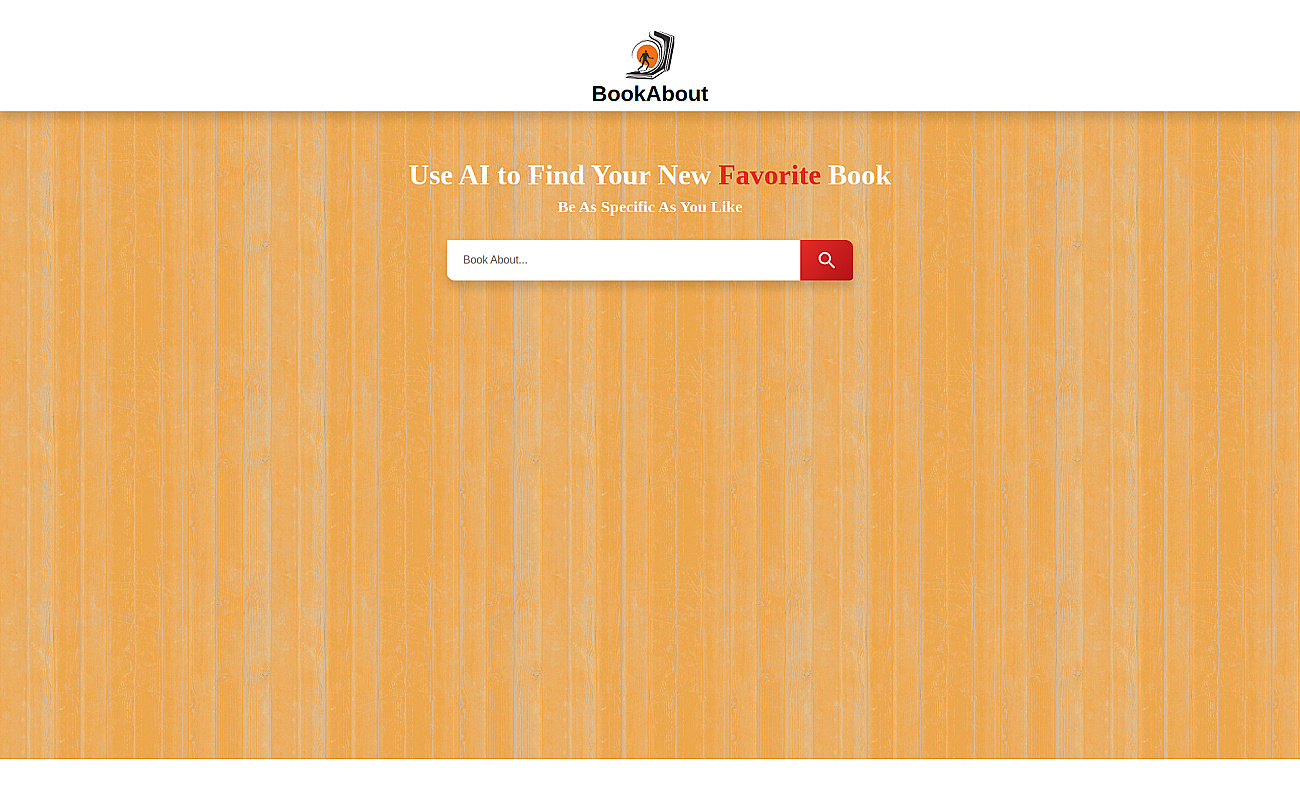 BookAbout screenshot