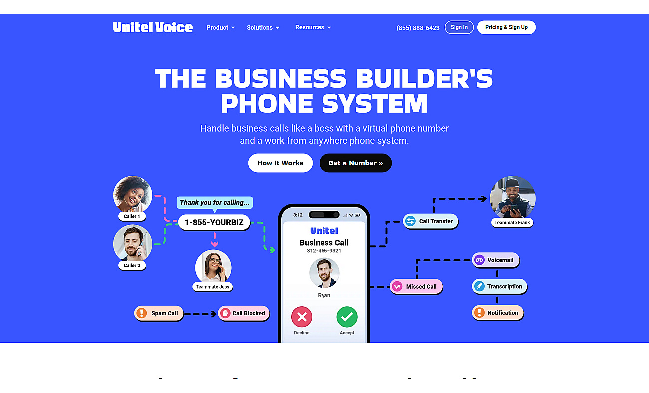 UnitelVoice screenshot