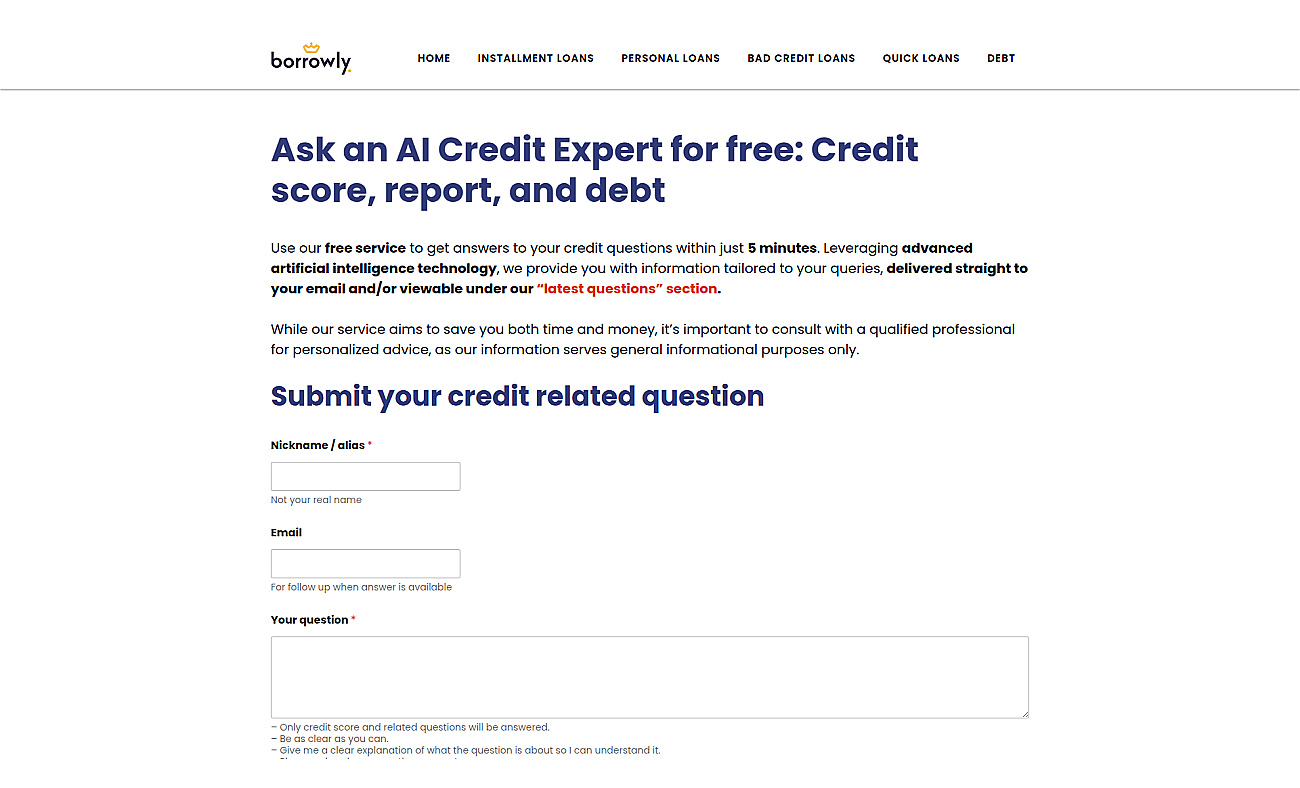 Ask AI Credit Expert screenshot
