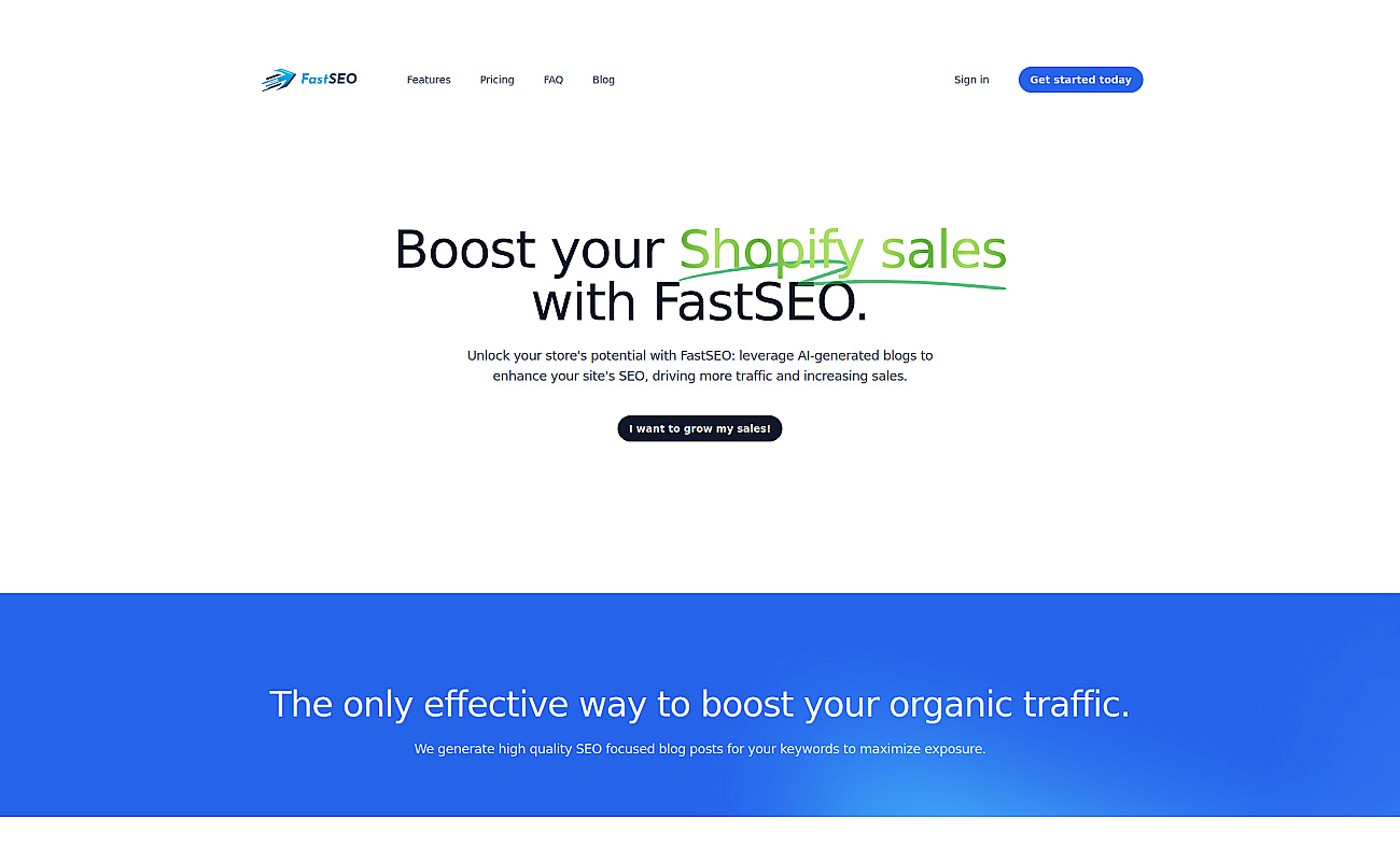 FastSEO screenshot