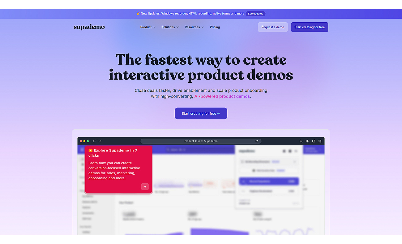 Supademo screenshot