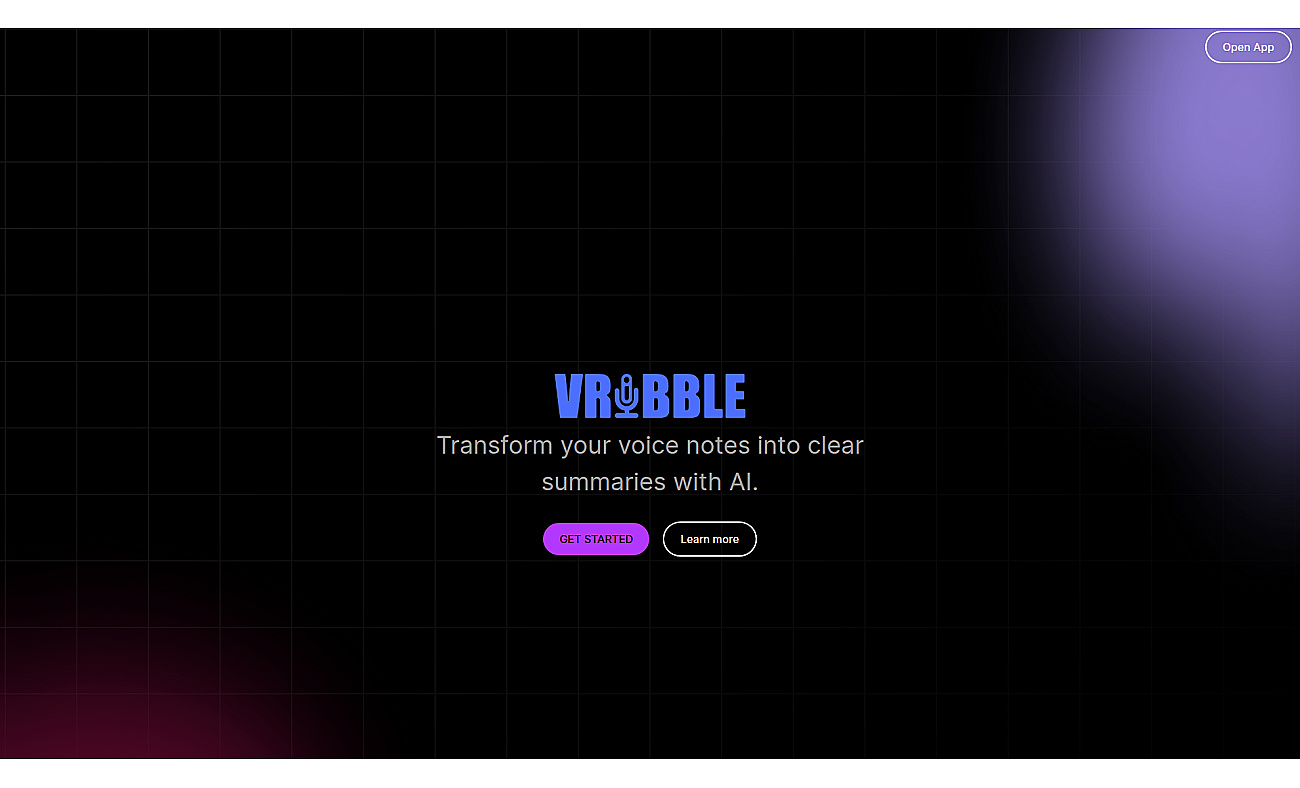 Vribble screenshot