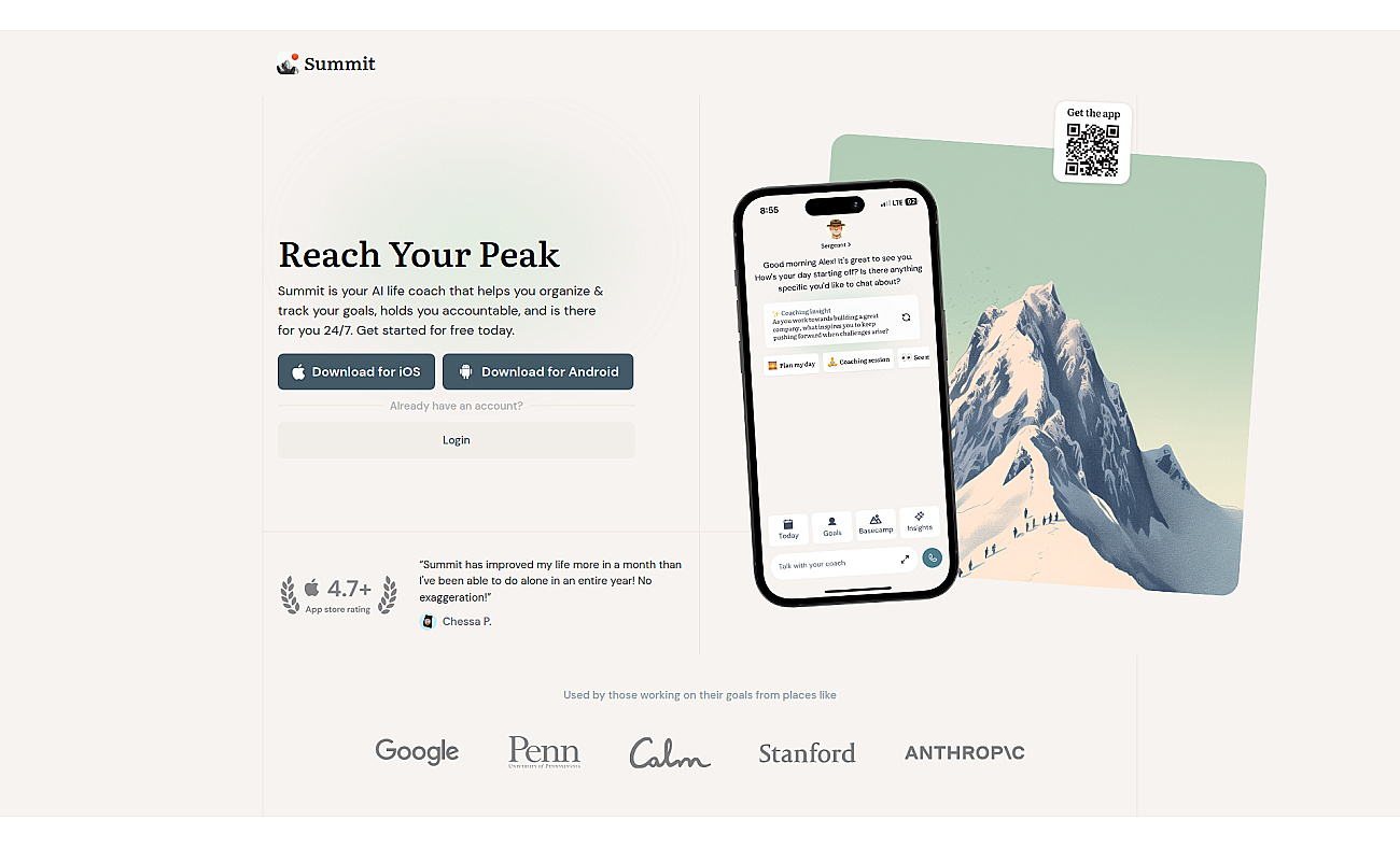Summit screenshot