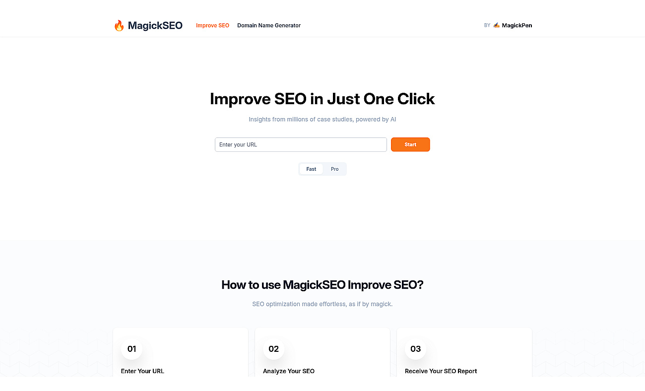MagickSEO screenshot