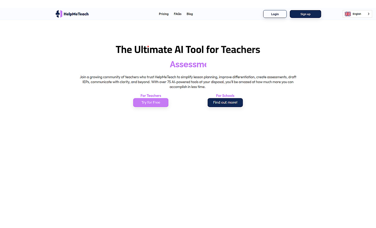 HelpMeTeach.AI screenshot