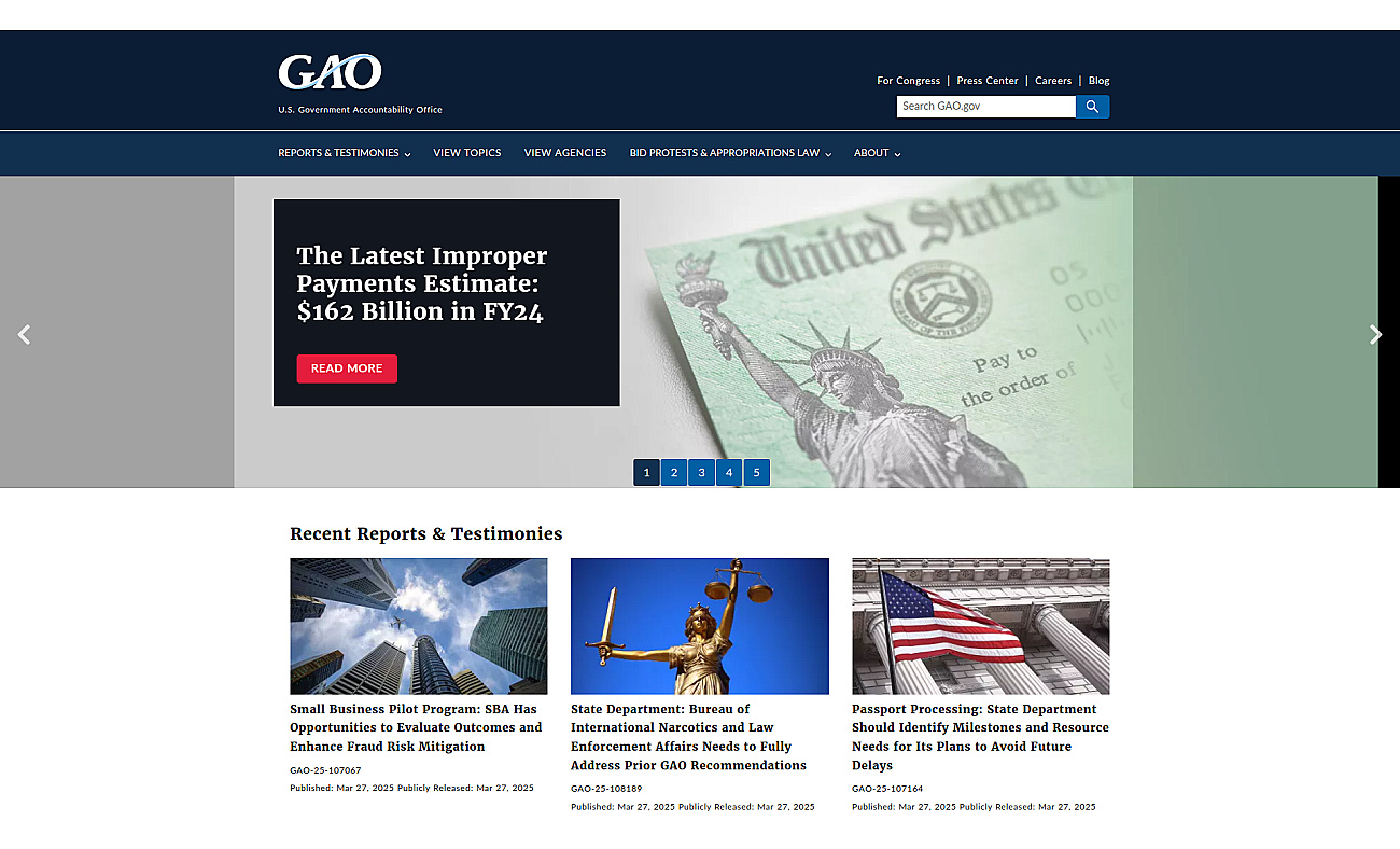 GAO screenshot