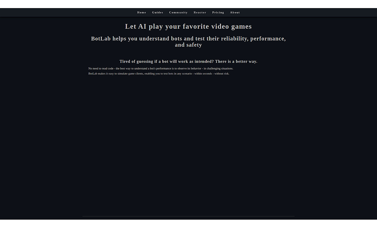 BotLab screenshot