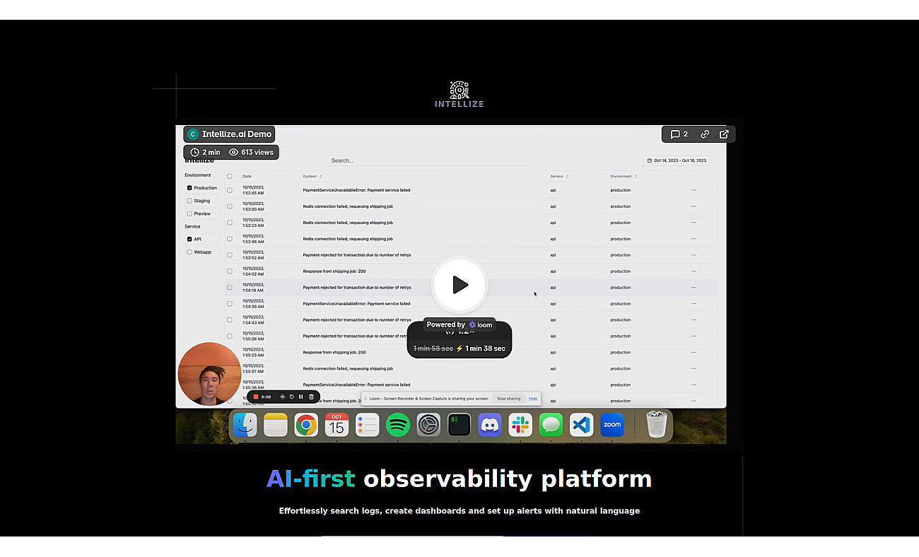 Intellize screenshot