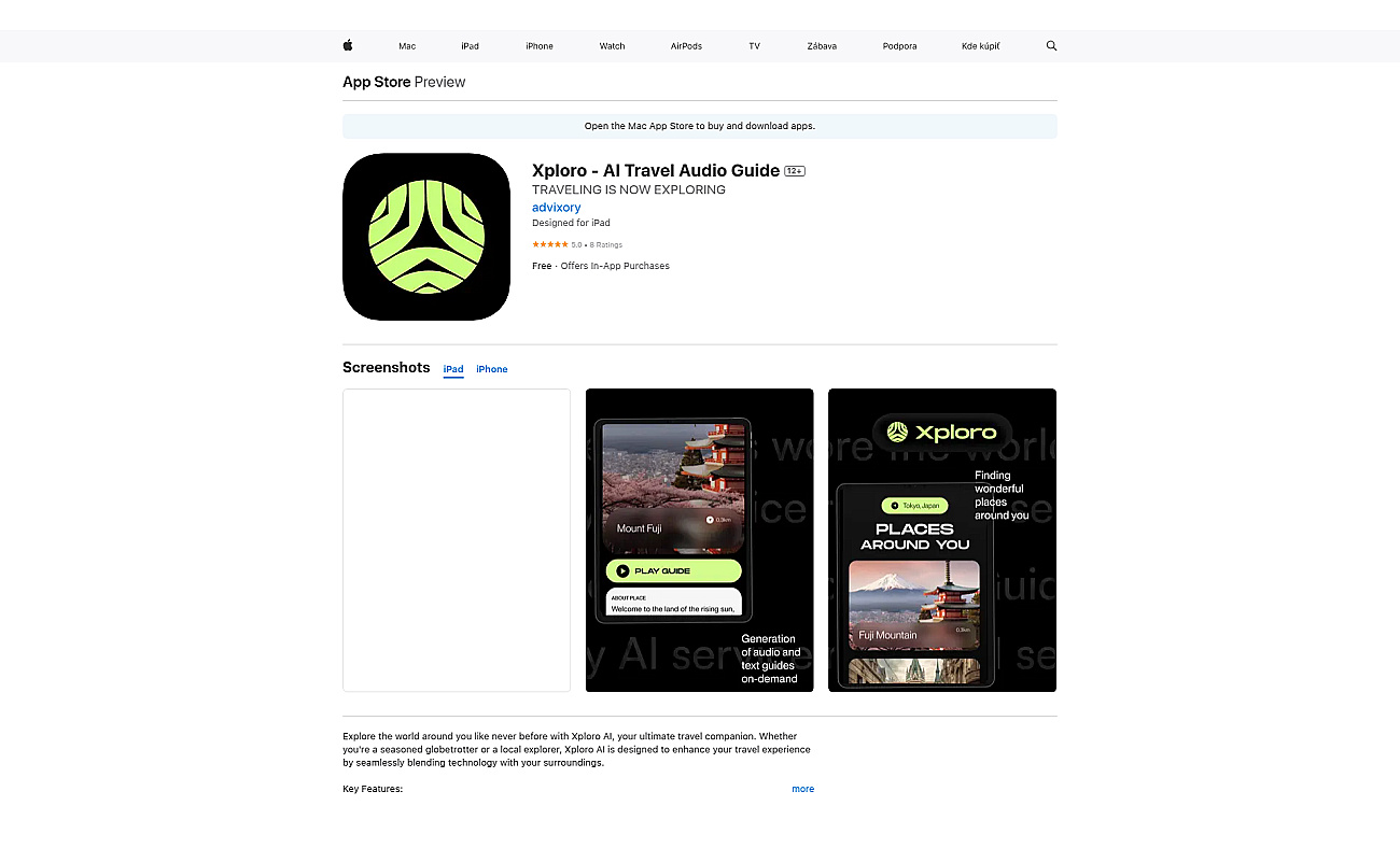 Xploro screenshot