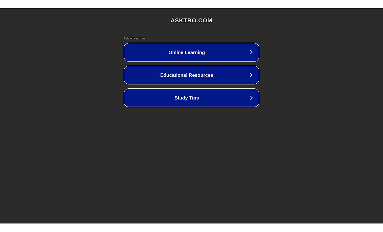 Asktro screenshot