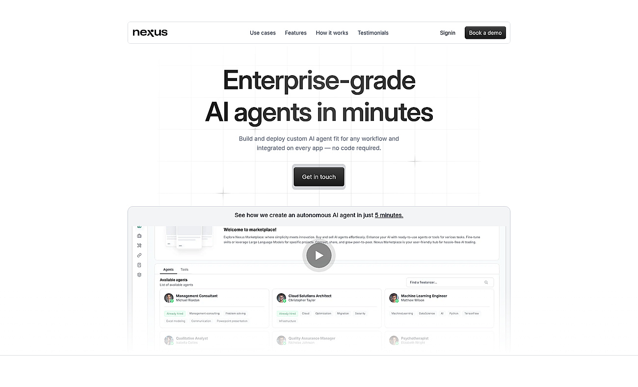 NexusGPT screenshot