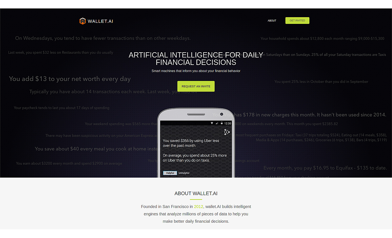 Wallet.AI screenshot