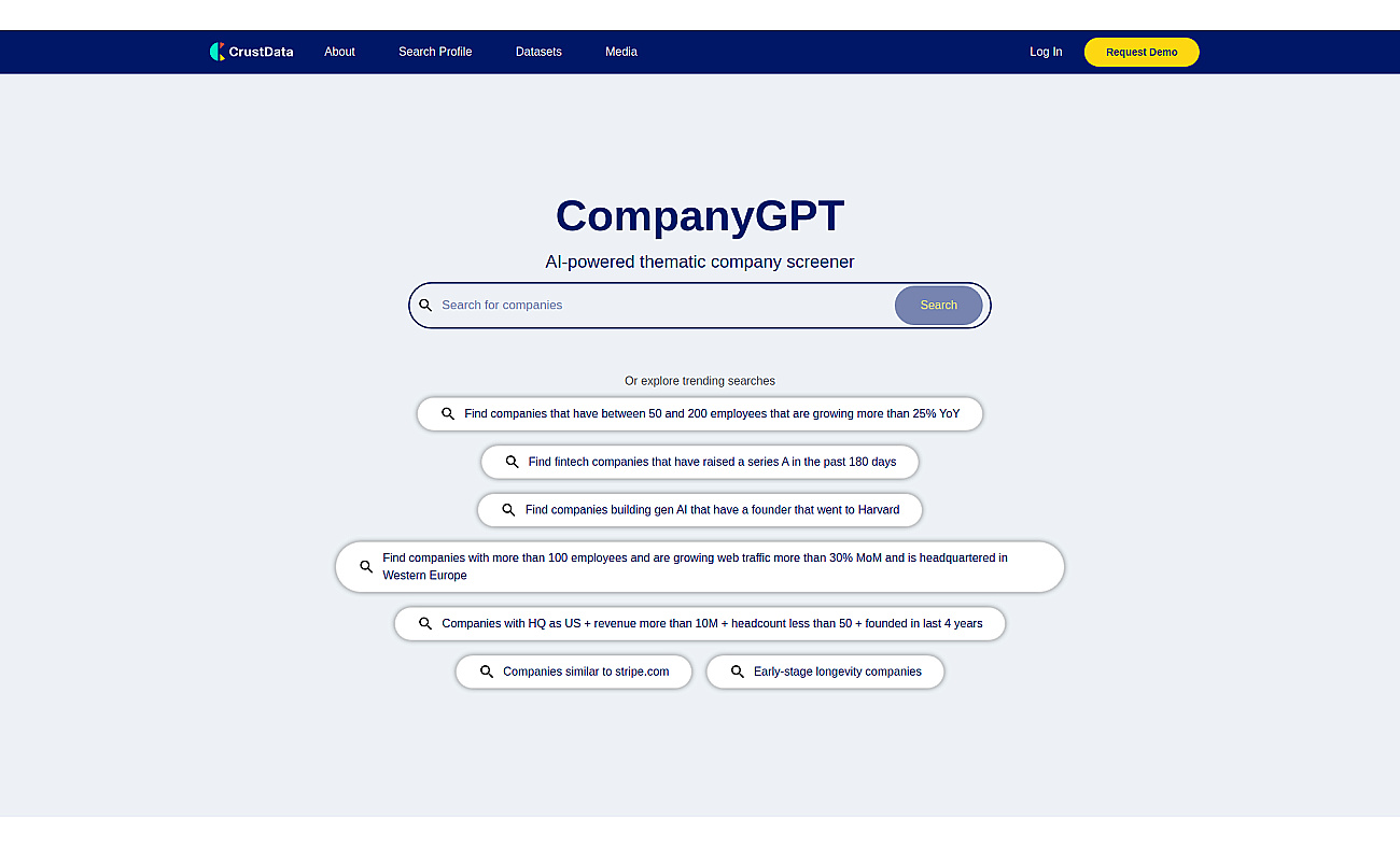 CompanyGPT screenshot