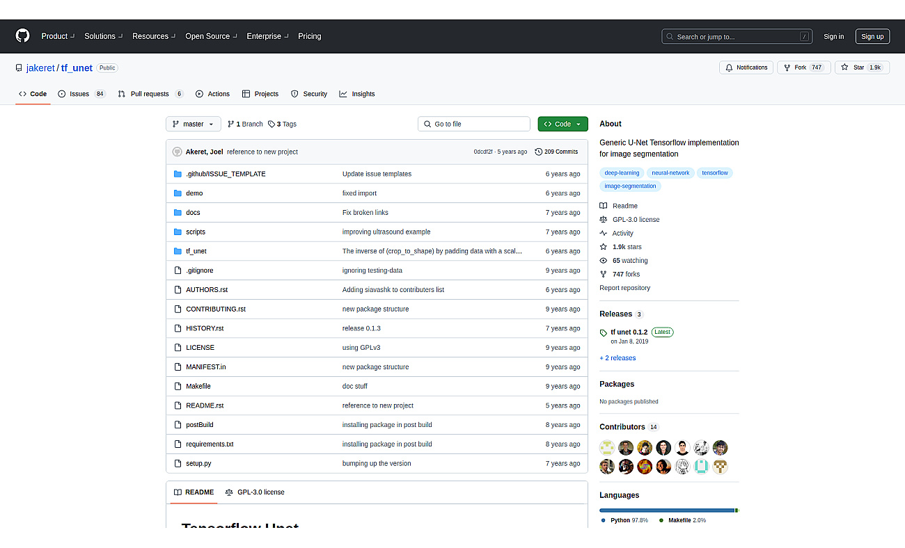 U-Net screenshot